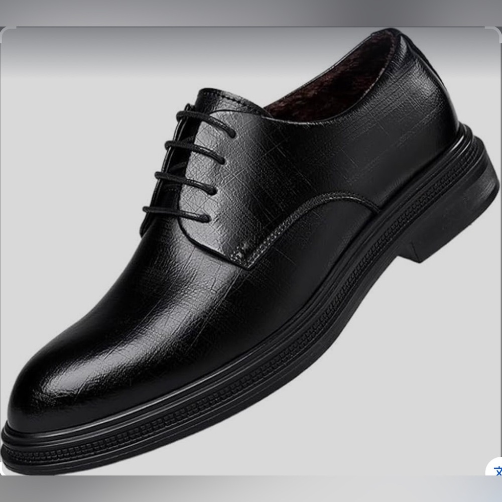 ⭐️Host Pick⭐️ Classic Vegan Black Men's Dress Shoes size 41 or size 8 NIB